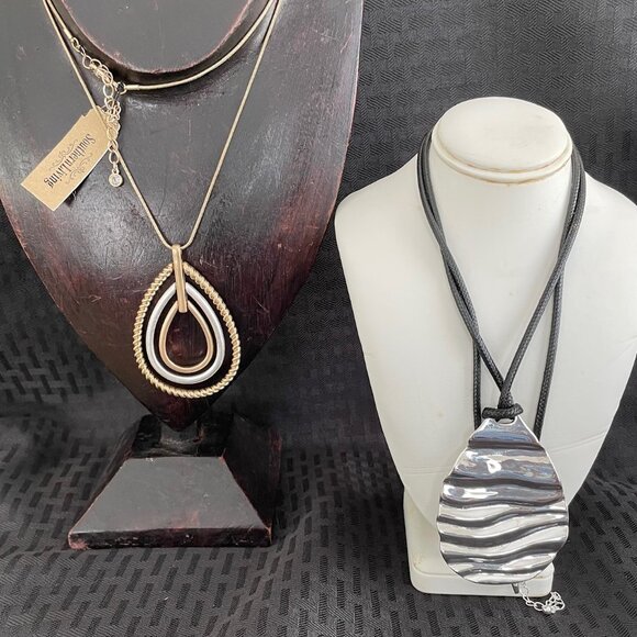 Set of TWO  21" Pendants - Picture 1 of 4